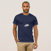 白い紙飛行機 Tシャツ (正面フル)