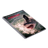 白い素晴らしサメの漂流 ノートブック (右側)