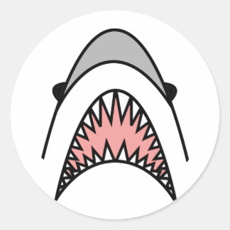 白い素晴らし誇大広告 ラウンドシール