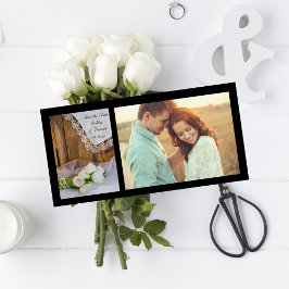 白い素朴チューリップ納屋の結婚式の日付を保存 セーブザデート