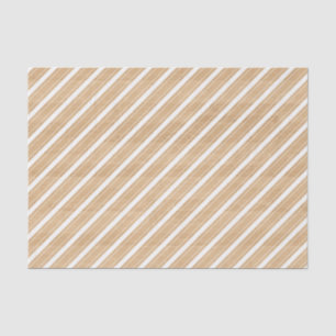 白い素朴対角線の付いた木のテクスチストライプャ 薄葉紙