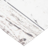 白い素朴木材みすぼらしいシックな田舎の結婚式 テーブルクロス (アングル)