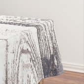 白い素朴木材みすぼらしいシックな田舎の結婚式 テーブルクロス (インサイチュ)