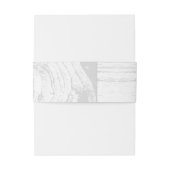 白い素朴木目の質シックな冬の結婚式 招待状ベリーバンド (裏面例)