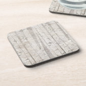 白い素朴樺の木の木 コースター (左側)