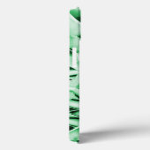 白い素朴緑のインターレース風変わり切り出し Case-Mate iPhoneケース (裏面 / 右)