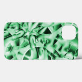 白い素朴緑のインターレース風変わり切り出し Case-Mate iPhoneケース (裏面 (横))