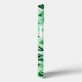 白い素朴緑のインターレース風変わり切り出し Case-Mate iPhoneケース (裏面 / 右)