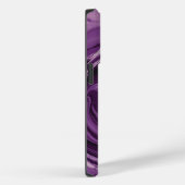 白い紫の大理石 Case-Mate iPhoneケース (裏面 / 右)