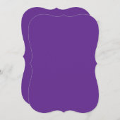 白い紫色の背縁ど景 (正面/裏面)