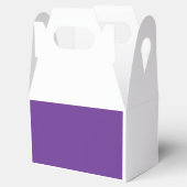 白い紫色の背縁ど景 フェイバーボックス (オープン)