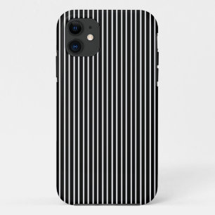 白い細い縦縞のiPhoneの箱 iPhone 11 ケース