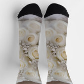 白い結婚バラのトピアリー・ボールの輝き ソックス (上部)