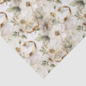 白い結婚式の花 薄葉紙 (詳細)