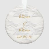 白い結婚式 オーナメント (裏面)