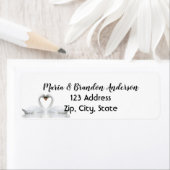 白い結婚白鳥エルガシンプルント ラベル (インサイチュ)