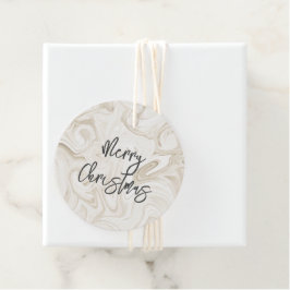 白い絵を描トーンのクリスマスの驚異結婚的な フェイバータグ