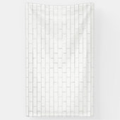 白い絵を描レンガの背景または背景 横断幕 (縦)