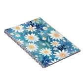 白い絵を描花を持つ ノートブック (右側)