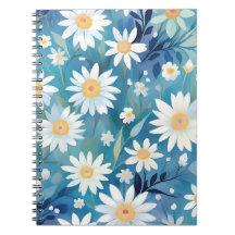 白い絵を描花を持つ