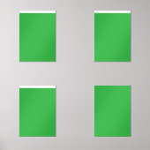 白い緑の背縁ど景 (正面)