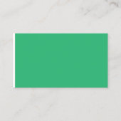 白い緑の背縁ど景 コーリングカード (正面)