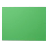 白い緑の背縁ど景 ノートパッド (正面)