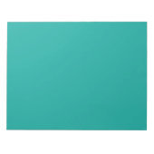 白い緑の背縁ど景 ノートパッド (正面)