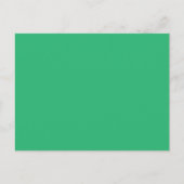 白い緑の背縁ど景 ポストカード (正面)