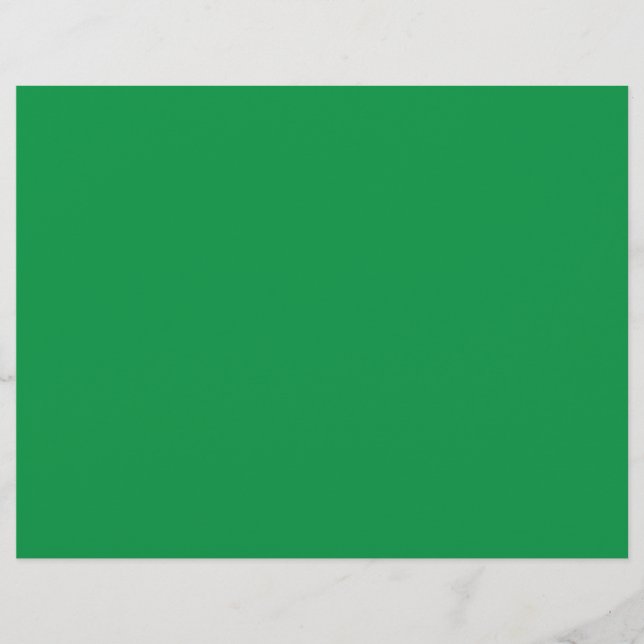 白い緑の背縁ど景 レターヘッド (正面)