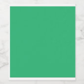 白い緑の背縁ど景 ワインラベル (シングルラベル)