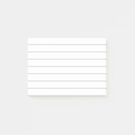 白い線の付いた紙 ポストイット