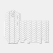 白い編み物のリボンの認識度のプリントのクロム フェイバーボックス (折り畳みなし)