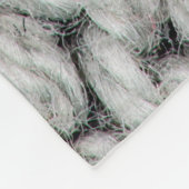 白い編み物の羊毛テクスチャが写真の背景をクローズアップ フリースブランケット (角)