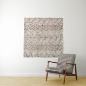 白い編み物の羊毛テクスチャの背景。 タペストリー (インサイチュ)