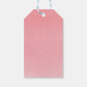 白い繊細な花 ギフトタグ (裏面)