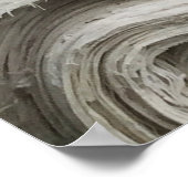 白い織地 ポスター (角)