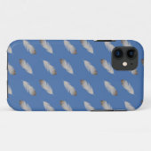 白い羽パターンiPhoneの場合 Case-Mate iPhoneケース (裏面(横))