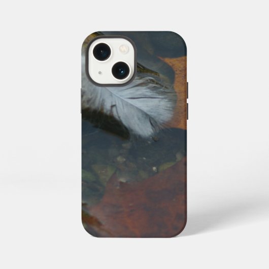白い羽根 iPhoneケース (裏面)