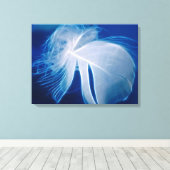 白い羽 キャンバスプリント (インサイチュ (ウッドフロア))