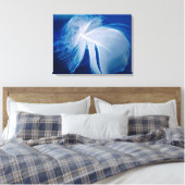 白い羽 キャンバスプリント (インサイチュ (寝室))
