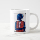 白い羽 ジャンボコーヒーマグカップ (右)