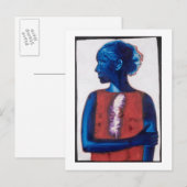 白い羽 ポストカード (正面/裏面)