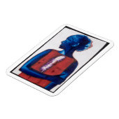 白い羽 マグネット (左側)