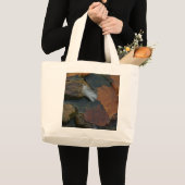 白い羽 ラージトートバッグ (正面(商品))
