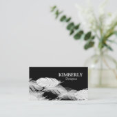 白い羽 名刺 (スタンド正面)