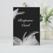 白い羽RSVP 出欠カード (スタンド正面)