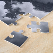 白い翼の馬：月に照らされた空。 ジグソーパズル (側面)