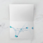 白い考える灯台のある窓 カード (内部)