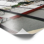 白い背の高い船 – 写真 フォトプリント            (角)